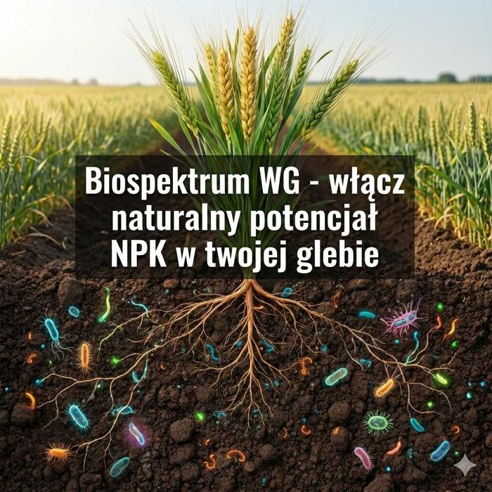 BiospektrumWG 3 kg na 12 ha uprawy, bakterie azotowe, bakterie glebowe