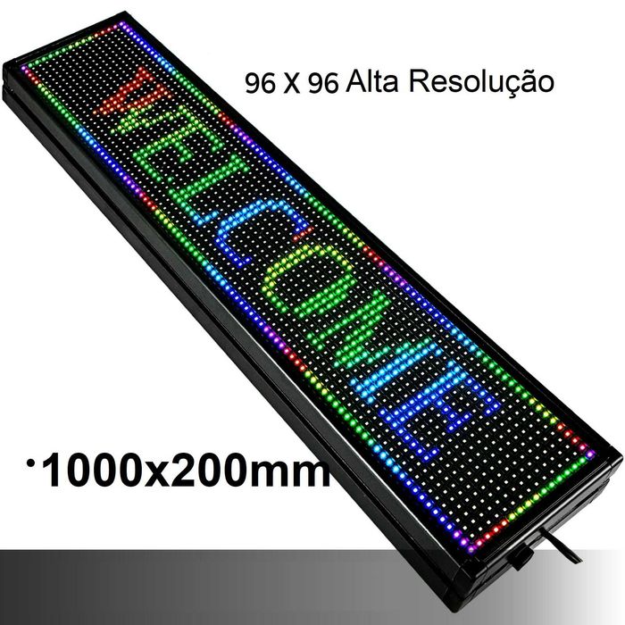 letreiro led publicidade sinal led rotativo