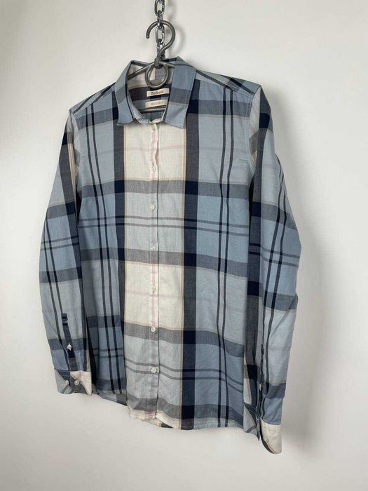 Barbour жіноча блакитна сорочка в клітинку