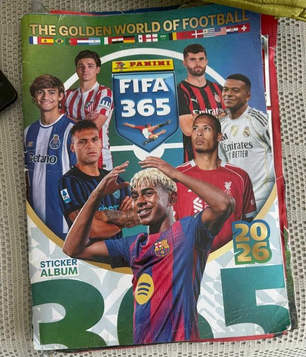 Cromos para Caderneta FIFA 365