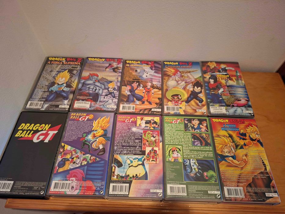 RARE Dragon Ball Z & GT Original Portuguese VHS Collection – PrísVideo – MINT CONDITION