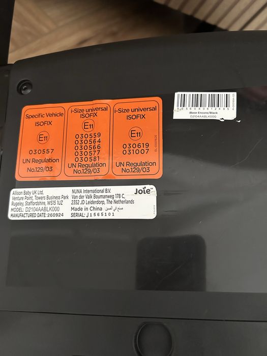 Fotelik Joie i-Snug 2 + obrotowa baza i-Base Encore