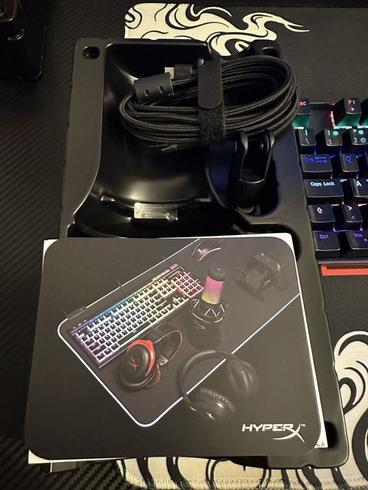 Microfone HyperX QuadCast S Preto