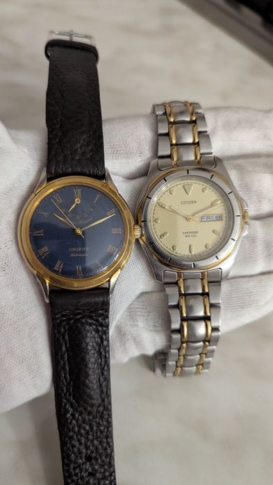 Часы винтажные Orient automatic, citizen sapphire, годинник Японія