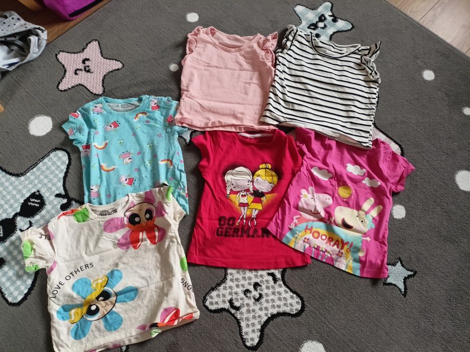 T-shirty dla dziewczynki 110