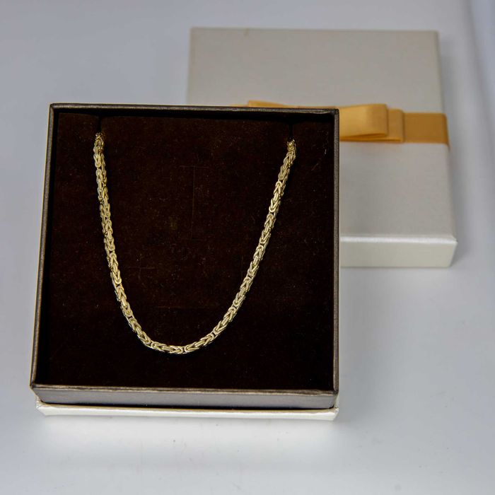 Złoty łańcuszek 585 Królewski 21,81 gram 55cm 2,2mm cechowany PEŁNY NOWY