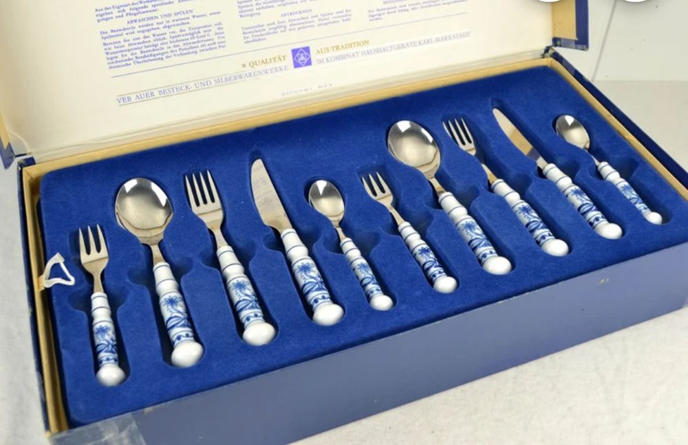 Zestaw sztućców NRD Auer30sztuk Vintage