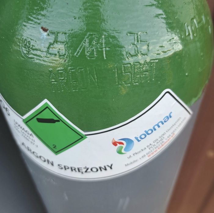 Butla z Argonem Pełna