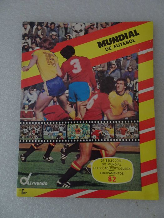 Caderneta de cromos de futebol Mundial de Futebol 82 Disvenda (tem 71)
