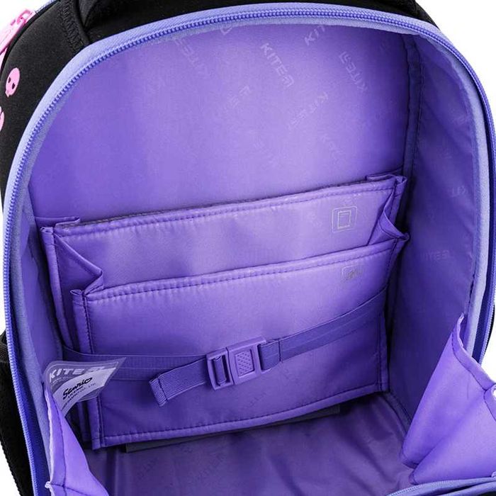 New. Рюкзак шкільний каркасний Kite Education Kuromi на зріст до 145см