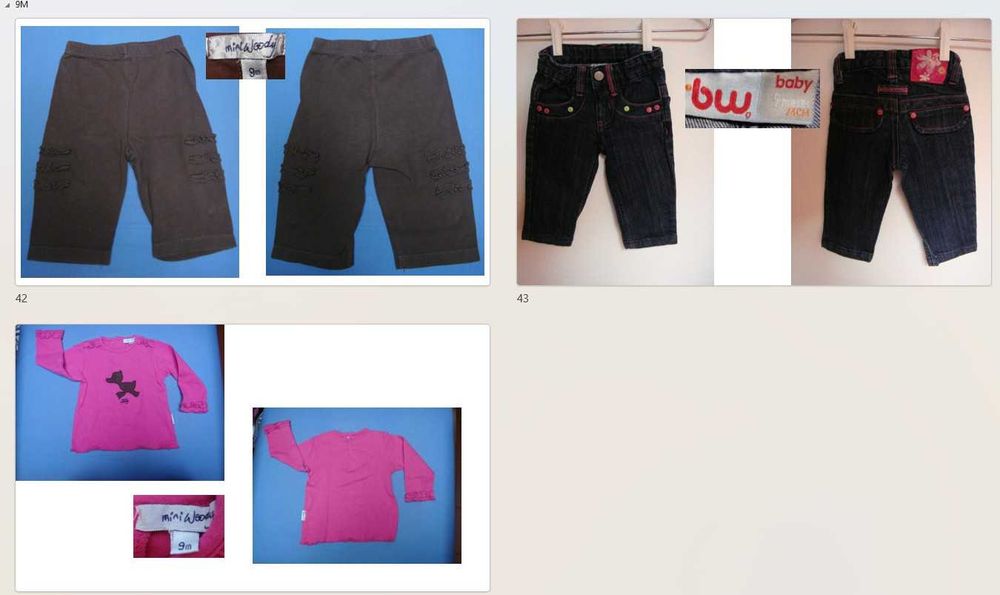 Roupa de Bebe Variada 1M aos 12M