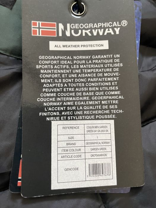 Kurtka zimowa, parka Geographical Norway nowa
