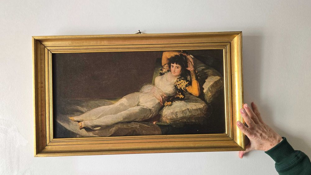 Quadro La Maja Vestida Francisco de Goya.