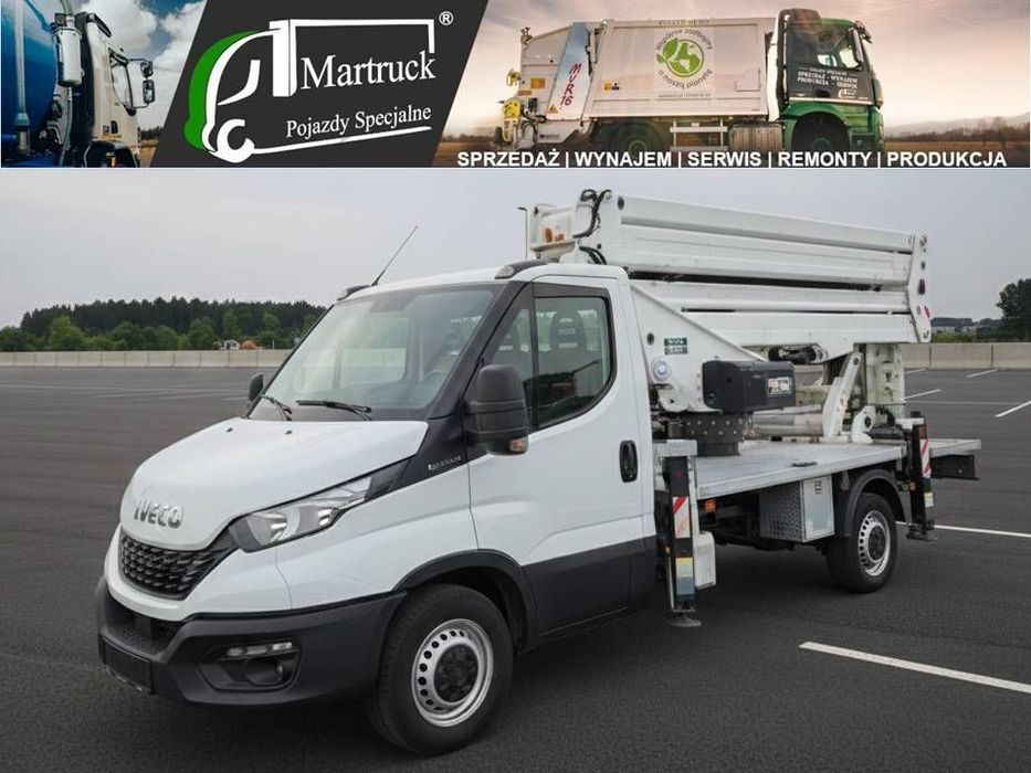 Iveco Daily 35S14 podnośnik koszowy CTE 23,3m , zwyżka, sprzedaż, wynajem, gwarancja,serwis  możliwość jazdy próbnej, ubezpieczenie