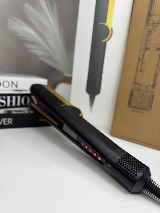 Випрямляч-фен 2в1 Airstrait HT-01 Onyx Black/Gold