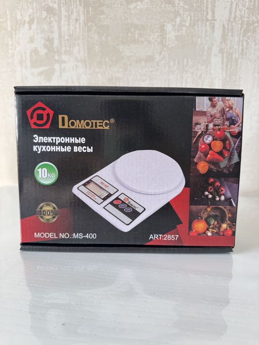 Весы электронные кухонные 10 кг Domotec MS-400