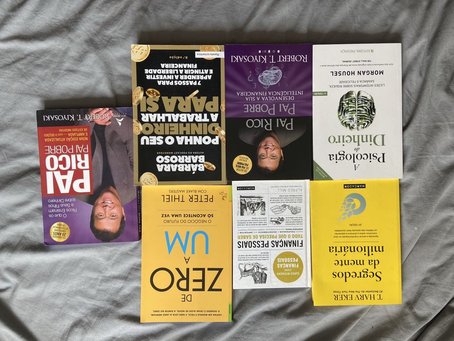 Varios livros financas pessoais