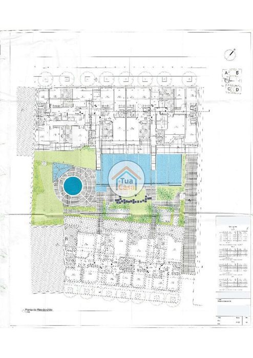 Apartamento T3 com Piscina e Parque Arborizado - Projeto — Quelfes, Faro