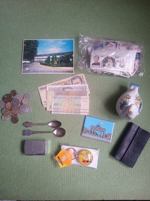 Starocie różne,monety , banknoty,znaczki i inne