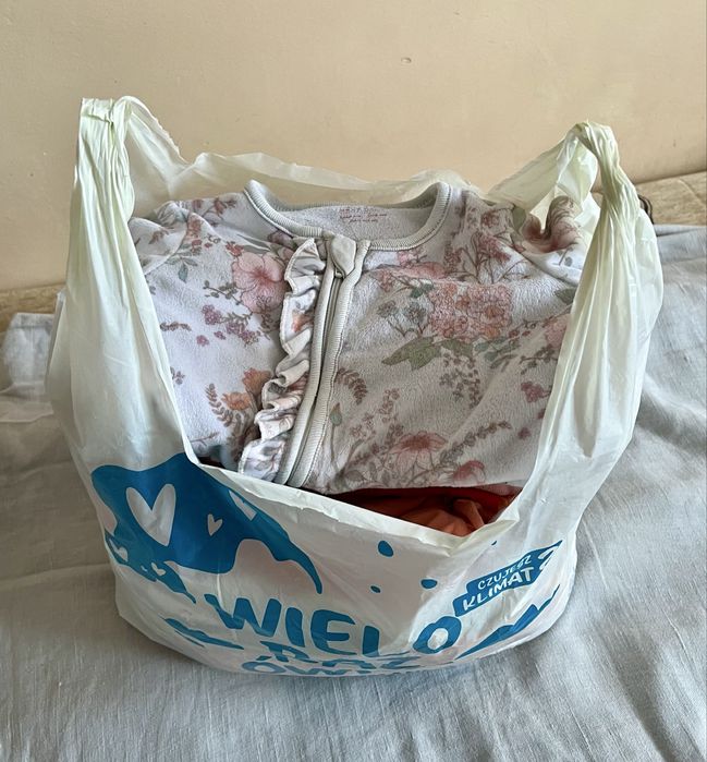 Paczka paka ubranek dla dziewczynki niemowlę 68 duża h&m NEXT Baby Zar