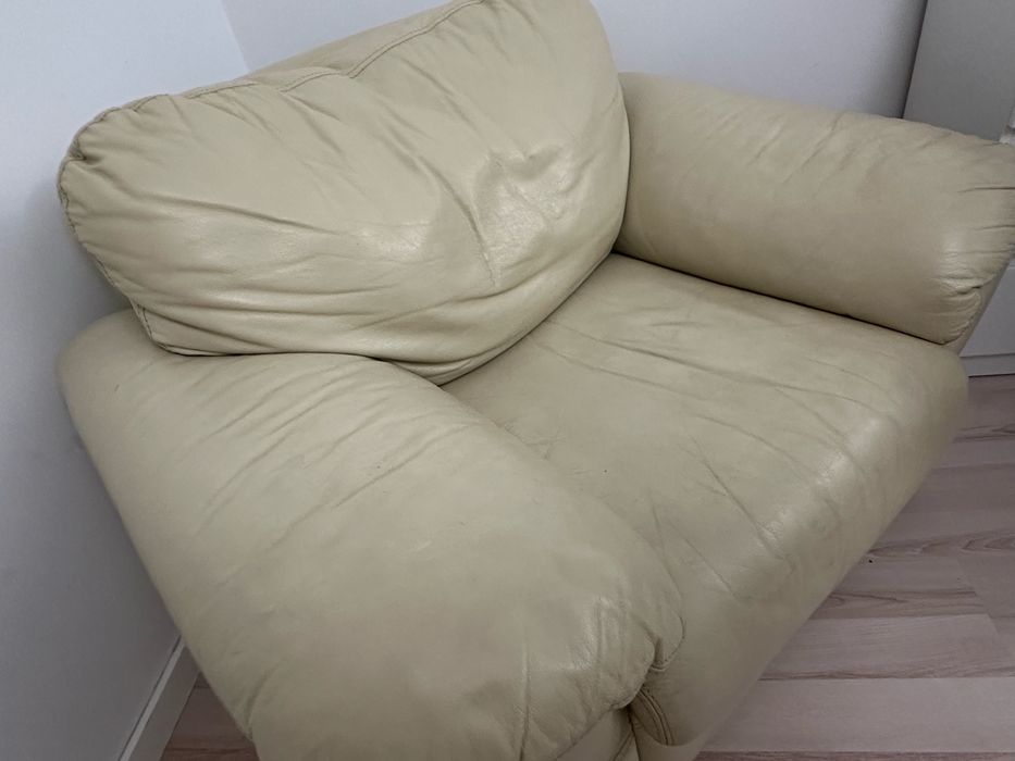 Poltrona de Pele Natural