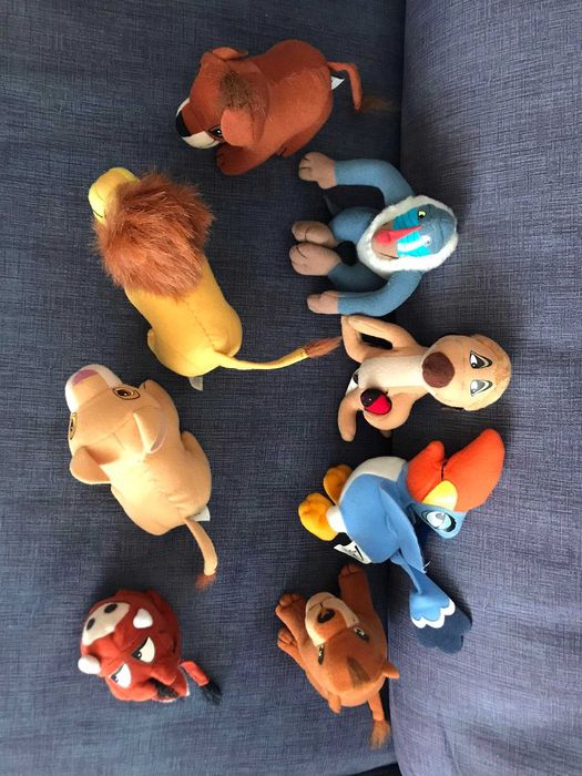 rei leao timon pumba mcdonalds happy meal disney coleção peter pan smurfs aladdin panda kung fu tarzan atlantis transformers carros