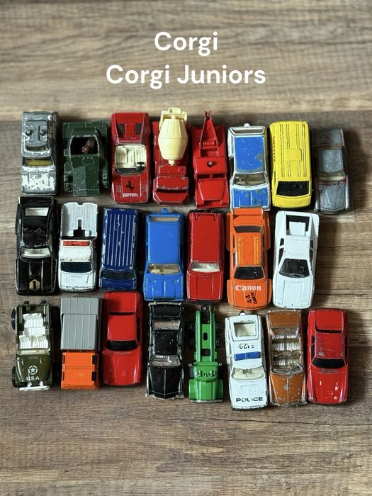 Колекційні вінтажні металеві модельки Matchbox, Corgi, Majorette