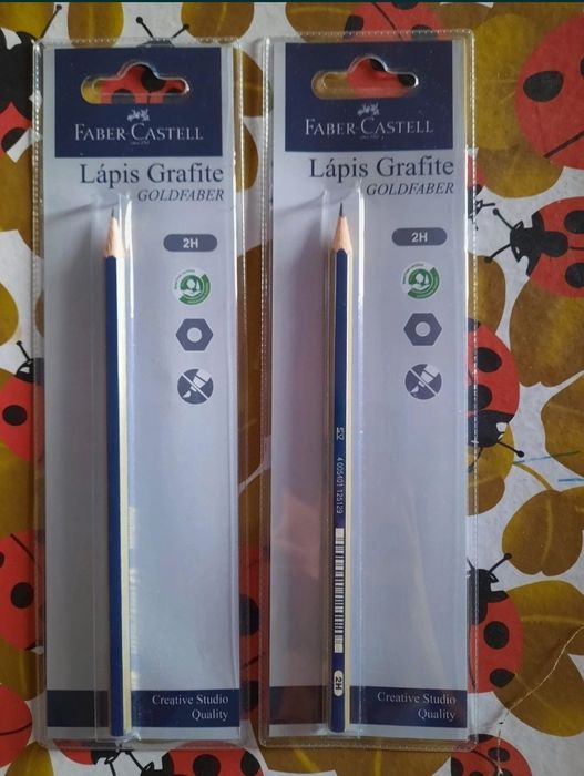 Lápis Grafite Faber-Castell 4B e 2H