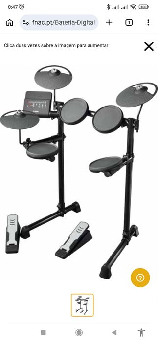 Bateria eletrônica YAMAHA DTX Drums
