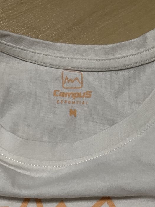 Campus - Beżowy T-Shirt [M]