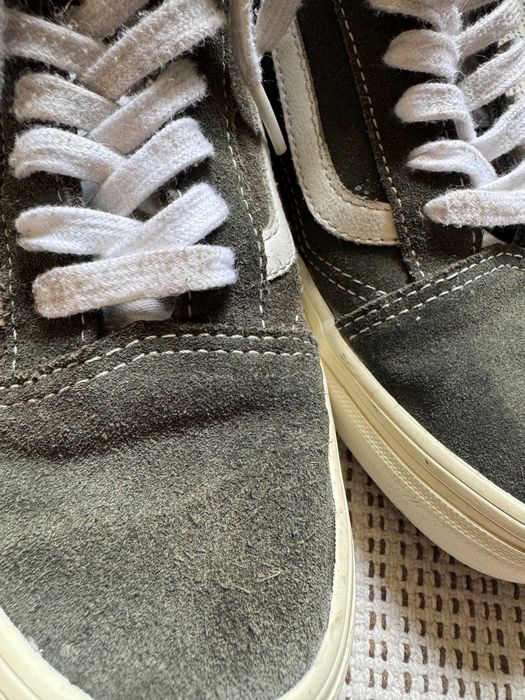 Vans Венси замшеві кеди хакі зелені, 39 (25 см) — оригінал, унісекс