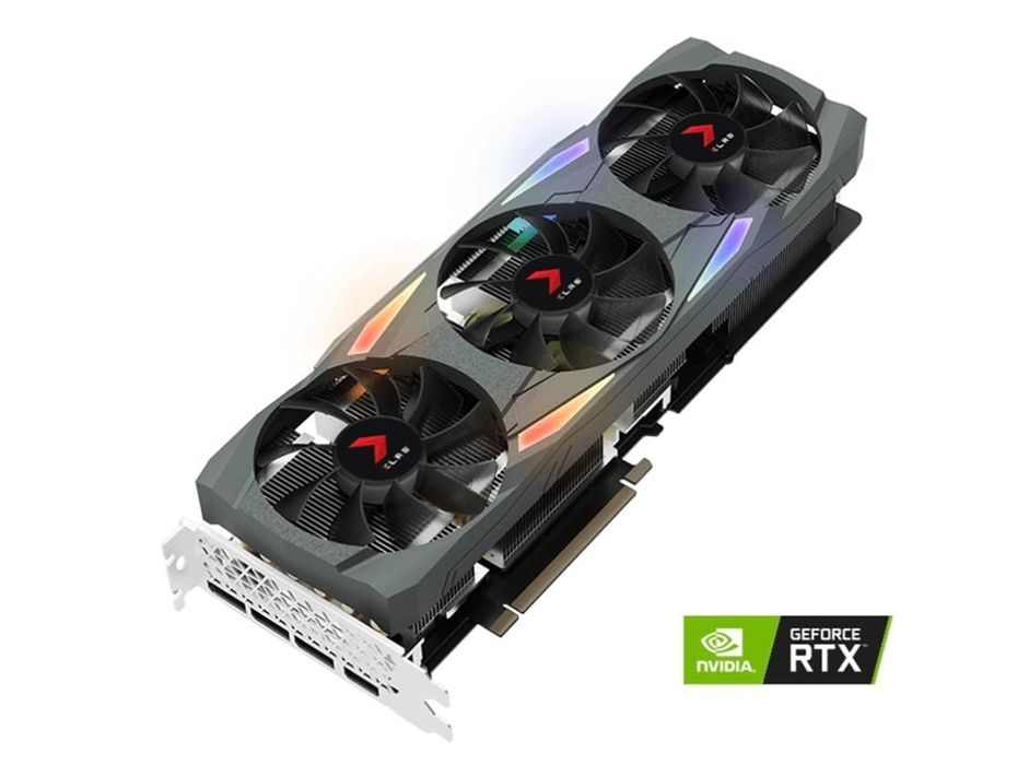 PNY GeForce RTX 3080 10GB XLR8 Gaming UPRISING EPIC-X RGB Triple Fan Edition