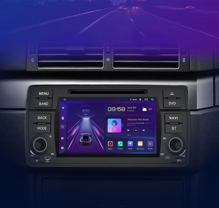 BMW E46 / M3 – Radio Android 15 7” CarPlay Android Auto 2GB/32GB GPS Nawigacja Stacja Multimedialna WiFi Bluetooth PL