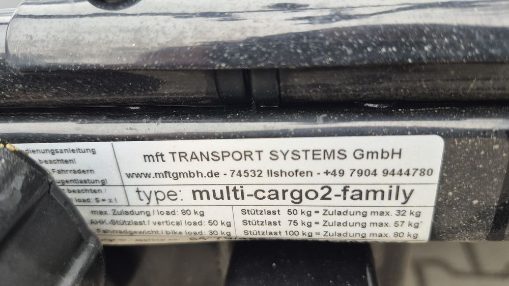 Bagażnik rowerowy na hak na 4 cztery rowery Mft Thule Atera Eufab uchwyt platforma thule ater