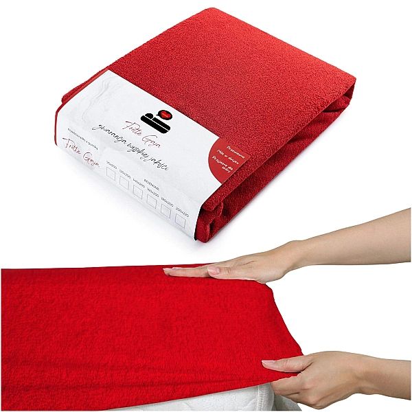 Prześcieradło 90x200 jednolite bawełna FROTTE z gumką GAJA