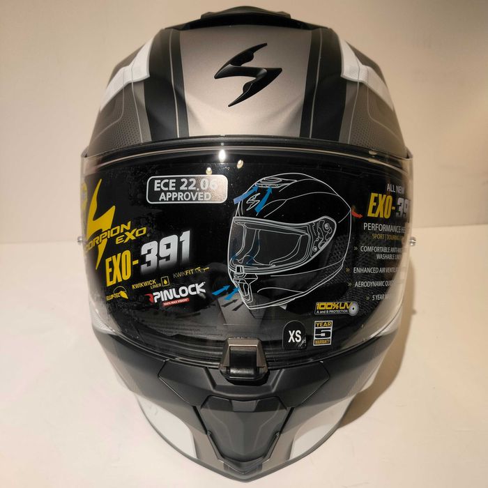 Capacete Scorpion Exo-391 integral leve mota scooter novo