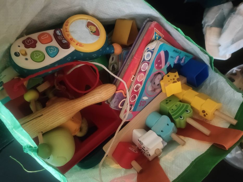 Saco de brinquedos bebe a 4 anos