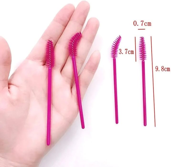 200 escovas de pestanas e sobrancelhas descartáveis reutilizáveis64585035192579121