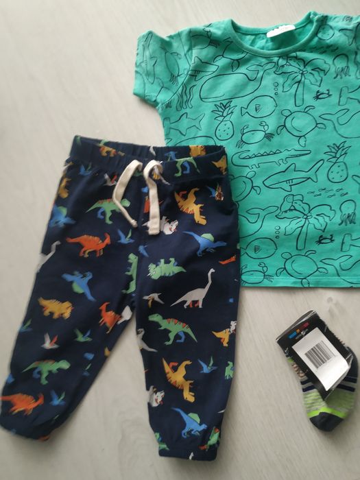 одяг для хлоп 1-3 р..:футболка ромпер джогери панамка GAP M&S Next,