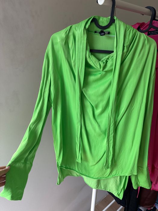 Koszula zielona River Island wiskoza oversize S