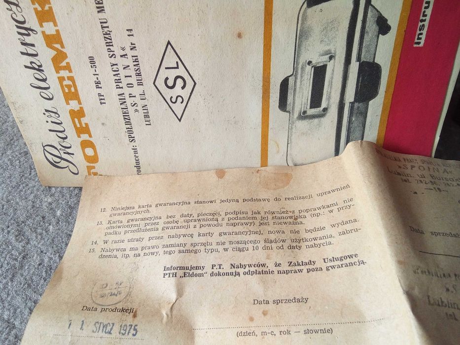 Prodiż foremka PE -1-500 kolekcjonerski jak nowy z pudełkiem z 1975 r