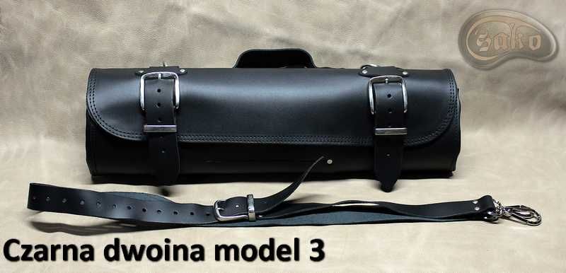 Torba etui pokrowiec na noże CZARNA DWOINA model3 torba szefa kuchni