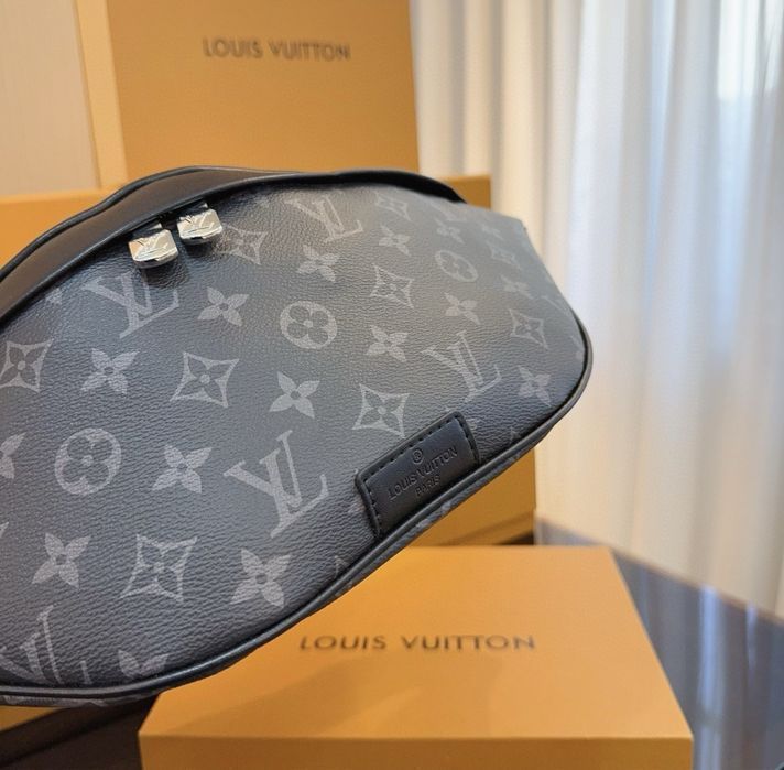 Купить мужскую  сумку бананку louis vuitton чоловіча бананка
