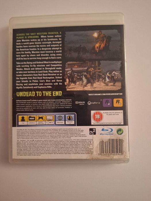 Gra Red Dead Undead Nightmare PS3