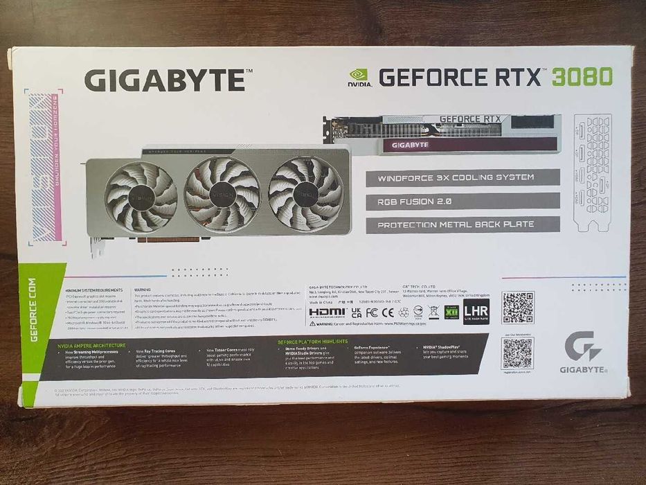 Nvidia RTX 3080 Gigabyte karta graficzna