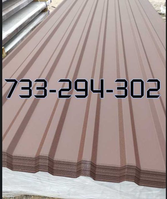 Blacha trapezowa T18, BRĄZ - Wyprzedaż