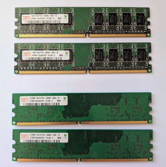 Memórias RAM Diversas DDR2/DDR3/DDR4/SO-DIMM