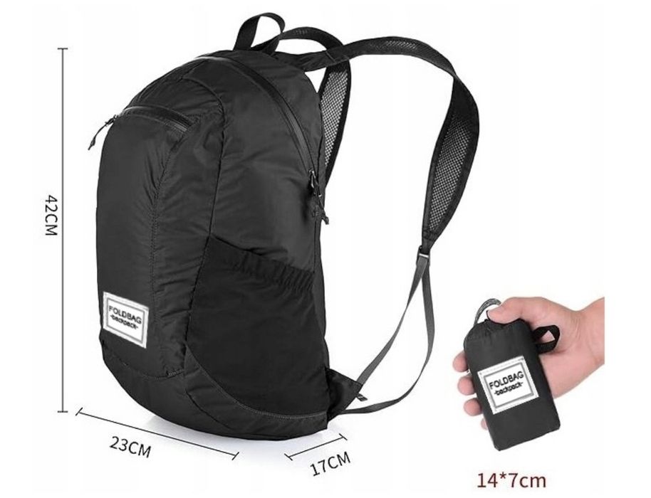 Składany plecak turystyczny 20L – ultralekki i wodoodporny