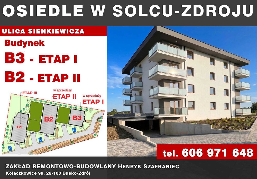 Mieszkanie na sprzedaż, 2 pokoje, 40 m², Solec-Zdrój