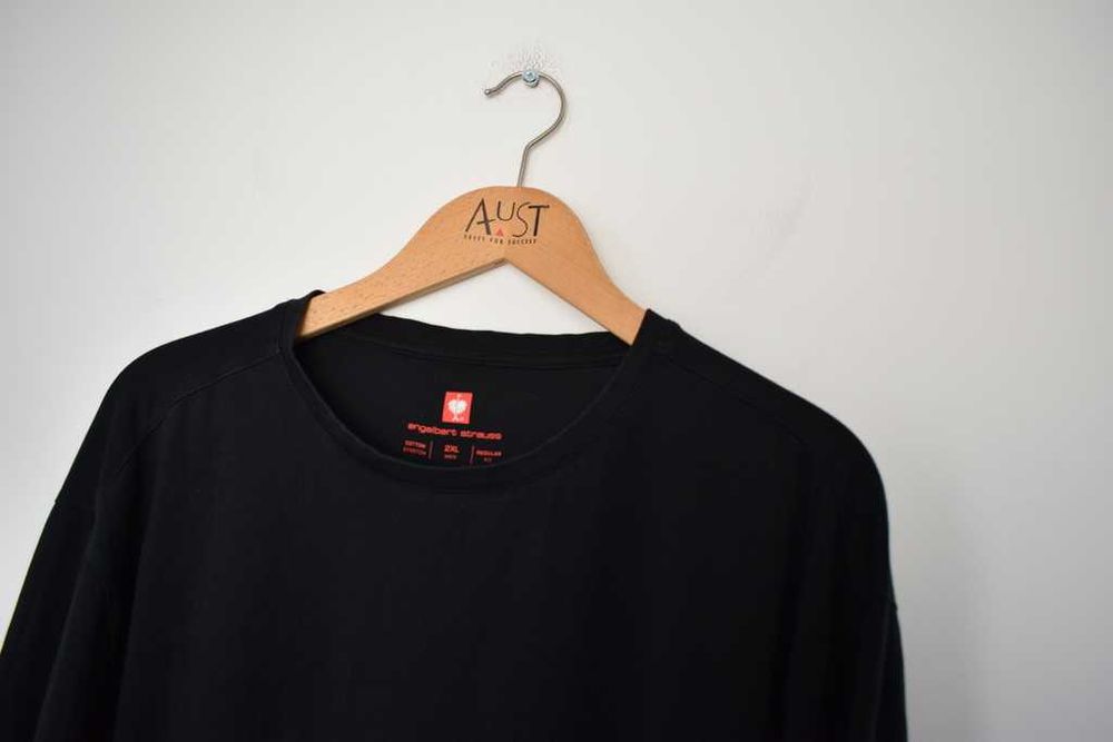 Engelbert Strauss 2xl xxl męska bluzka koszulka z długim rękawem czarna